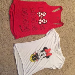 2 Minnie Mouse girls shirts